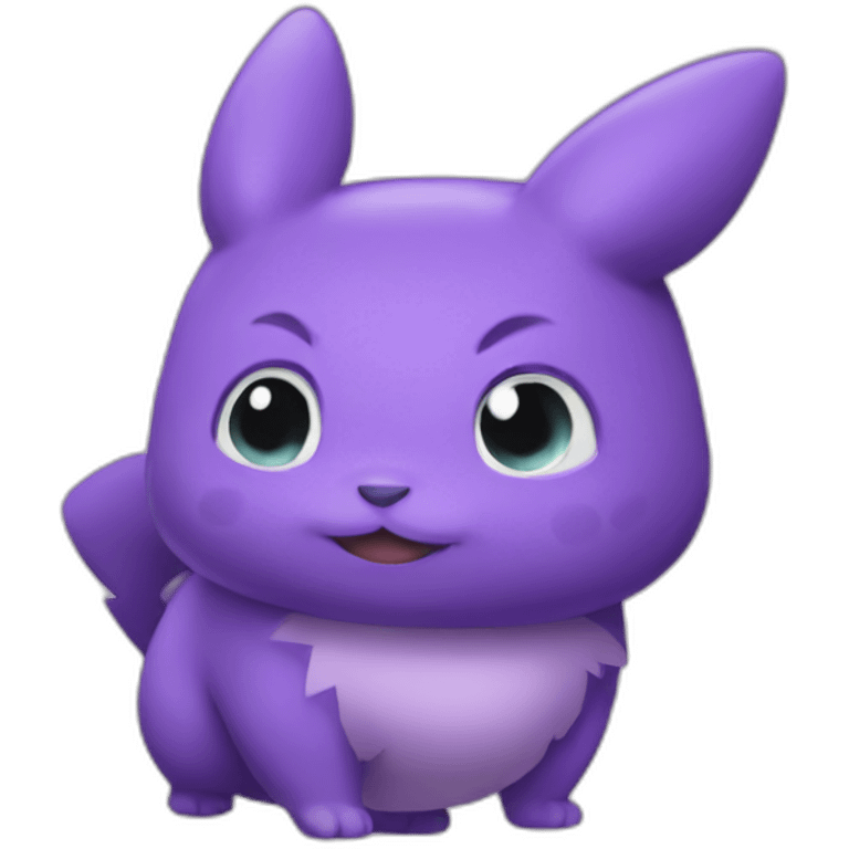 Purple pokemon emoji