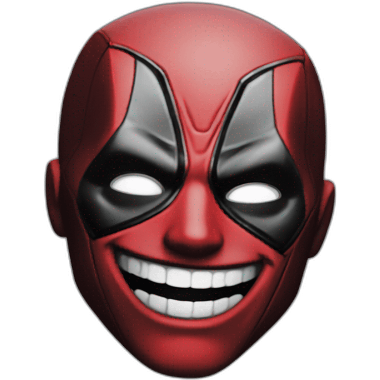 Deadpool smile emoji