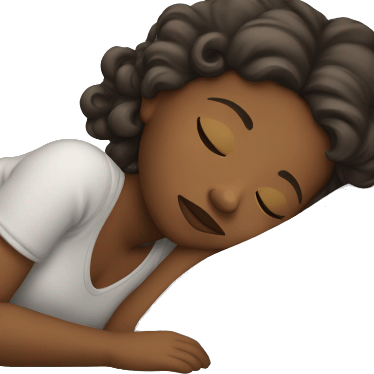 Girl sleeping emoji