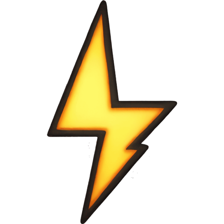 Lightening bolt  emoji