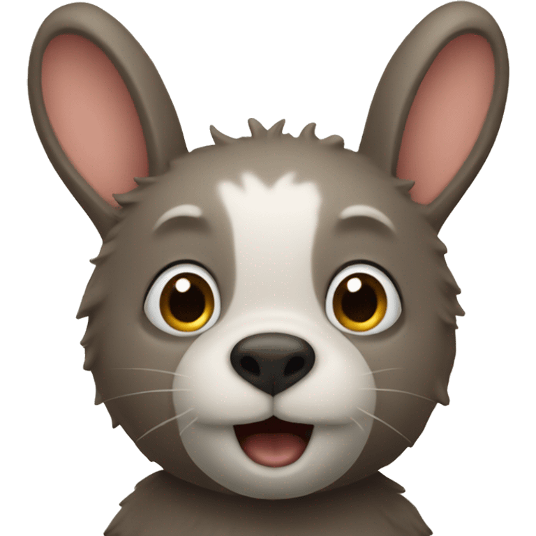 Rabbit bear ocean emoji