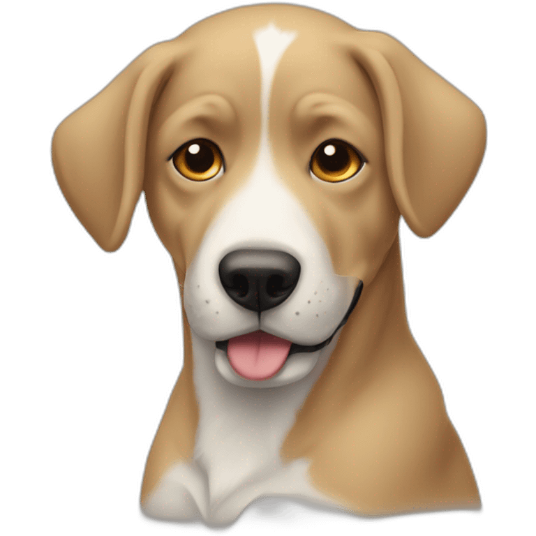 Un chien qui pleure emoji