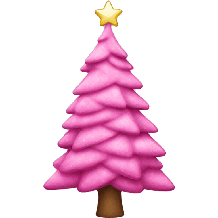 pink christmas tree  emoji