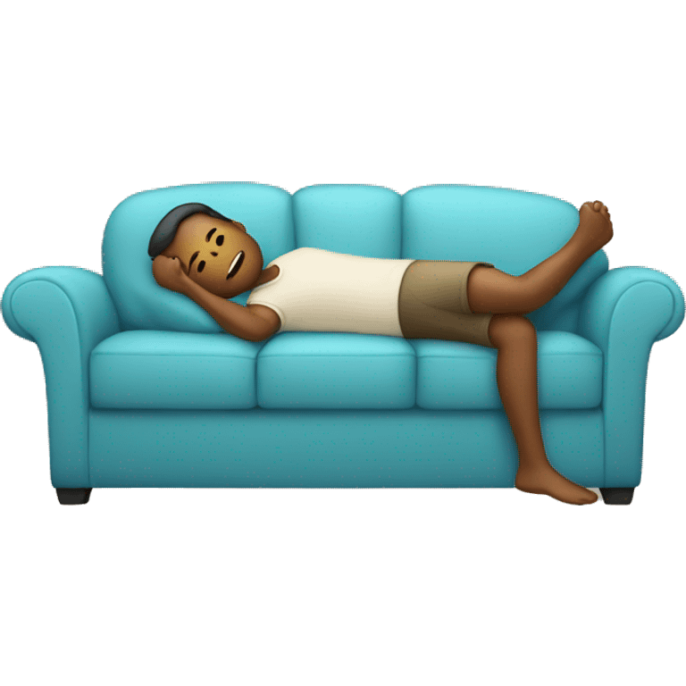 Person laying in sofa emoji