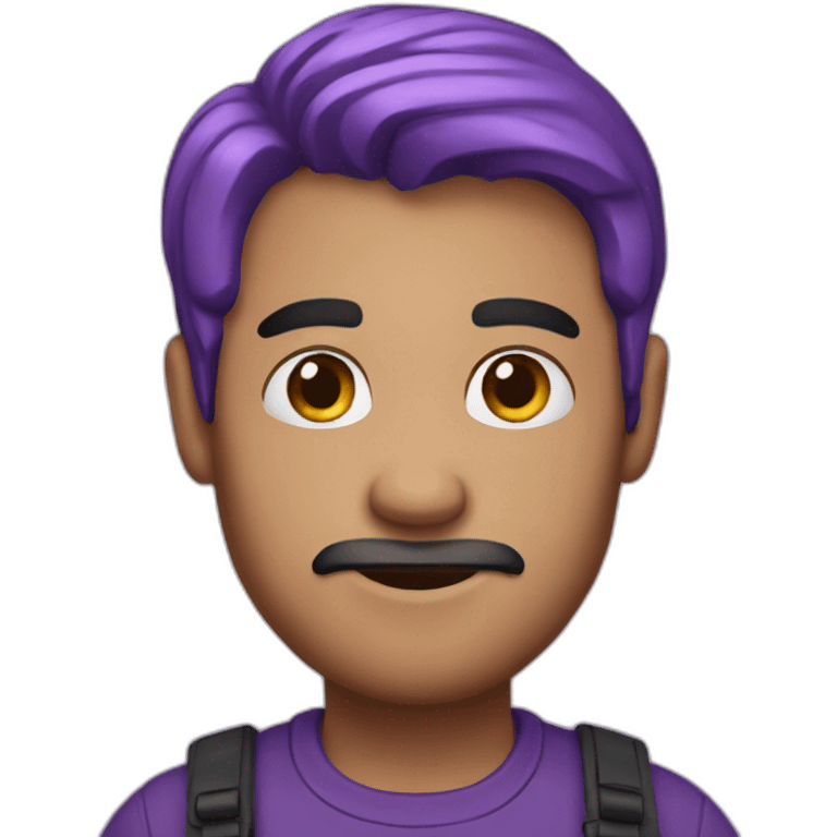 Purpel guy emoji