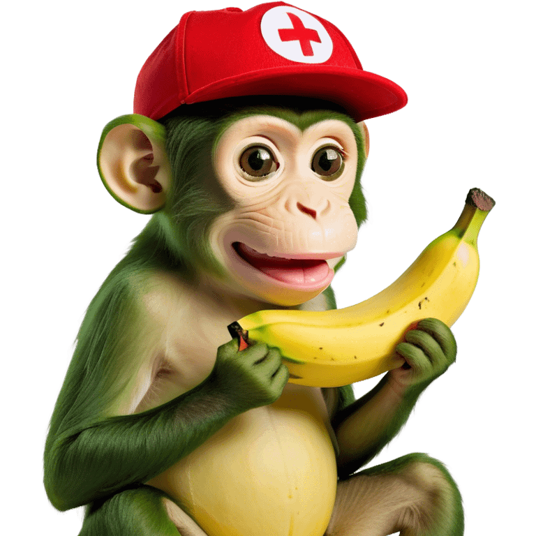 monkey eating banana  emoji