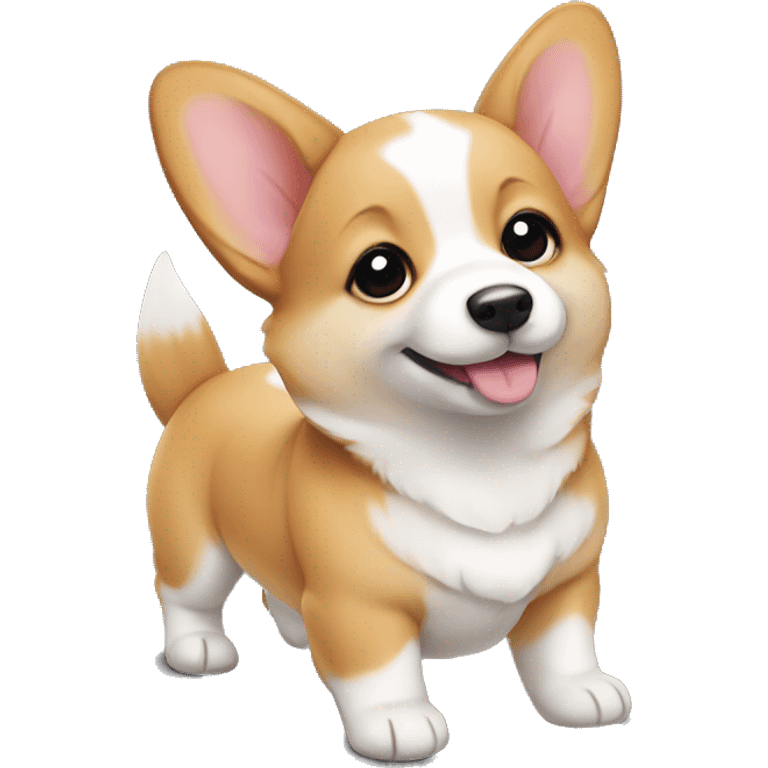 baby corgi emoji