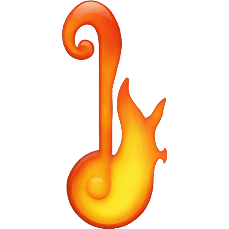 Flame music emoji