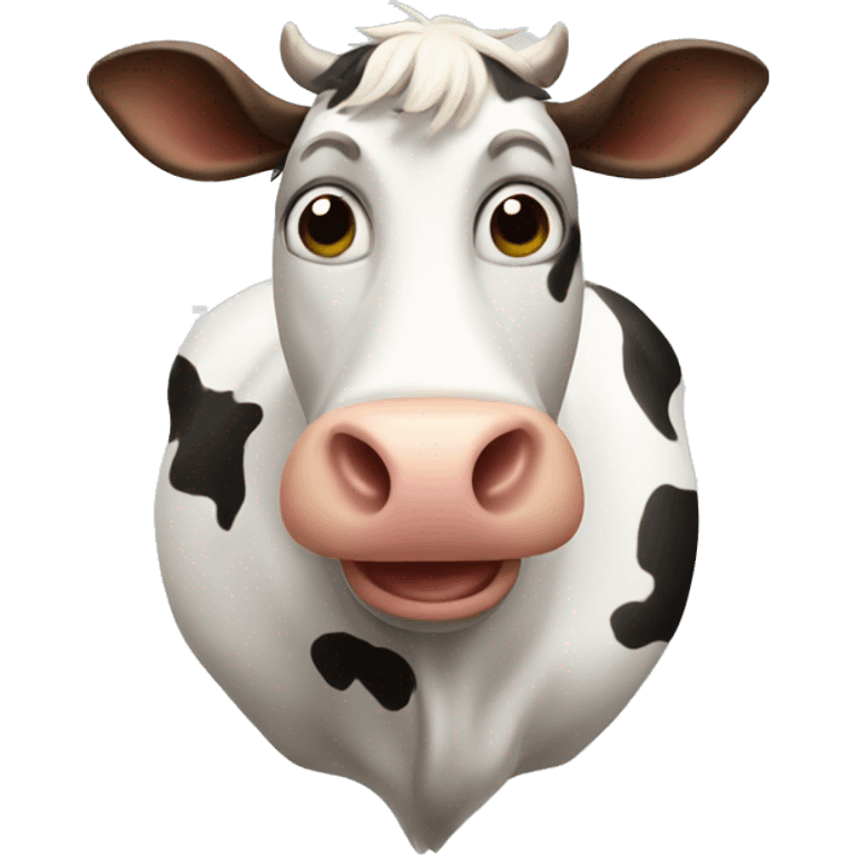 funny cow emoji