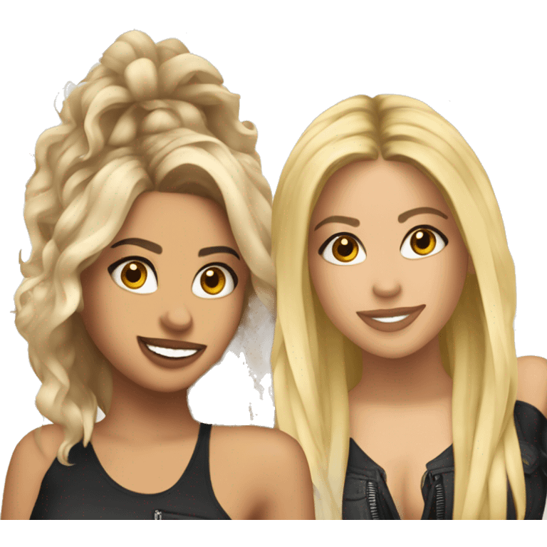 karol g and shakira emoji