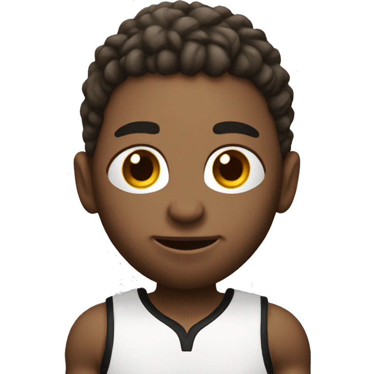 White skinned basketball player emoji