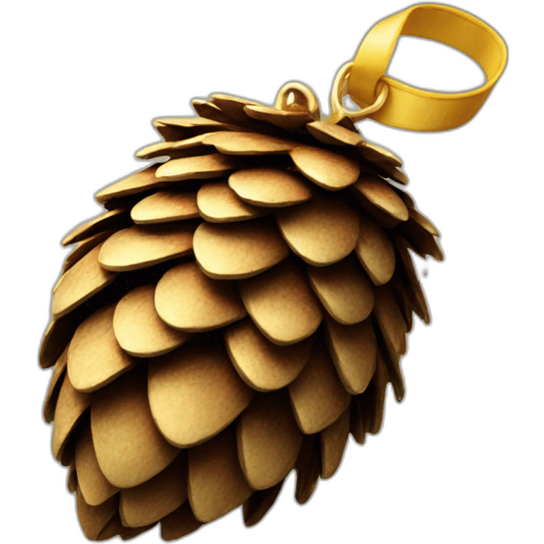 pinecone-medal emoji