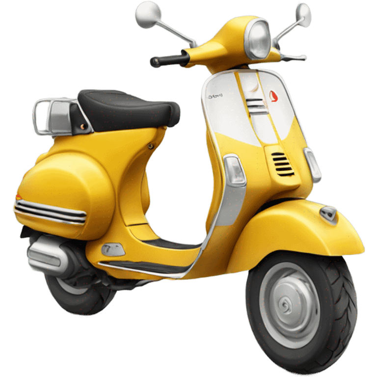 Summer Vespa bike emoji