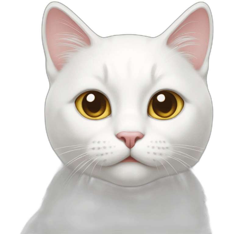 white cat emoji