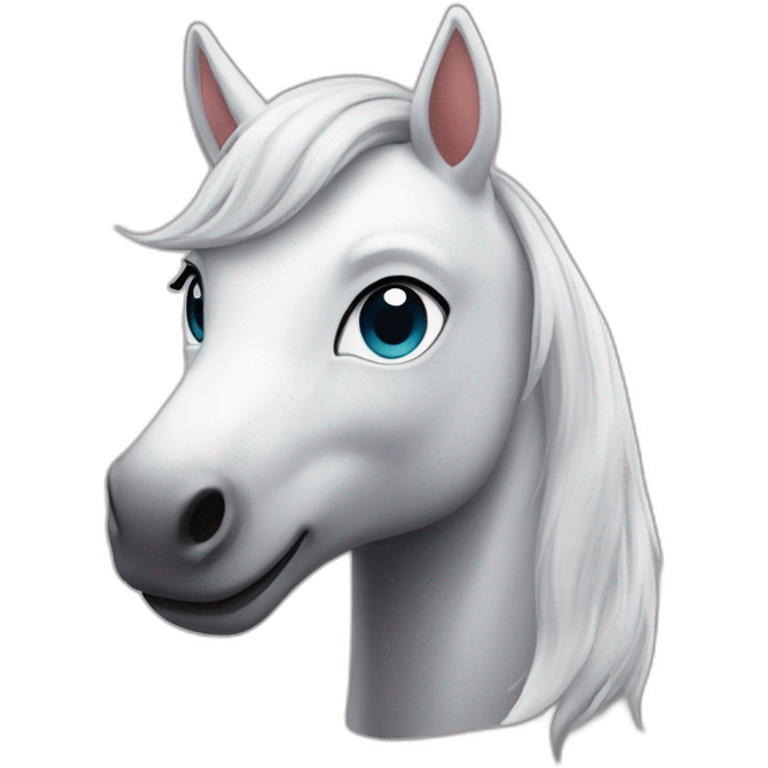 Chat sur licorne emoji