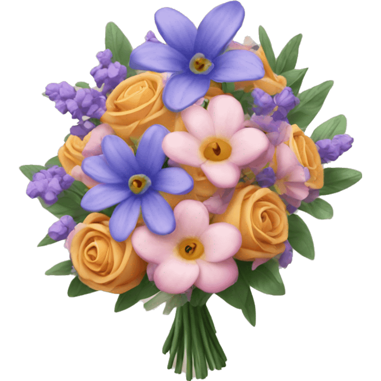 Luxury bouquet of flowers emoji