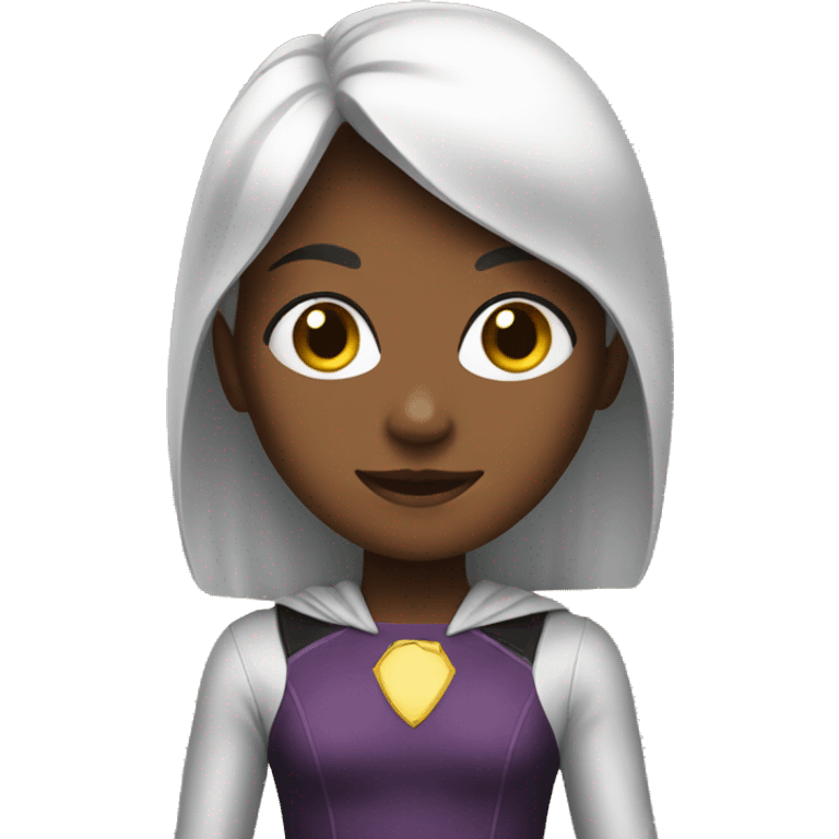 Girl in spierman costume  emoji