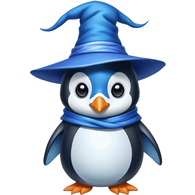 Penguin Wizard emoji