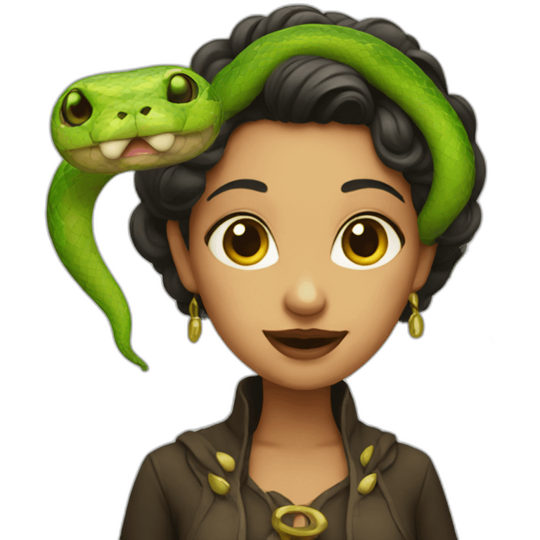 Snake lady emoji