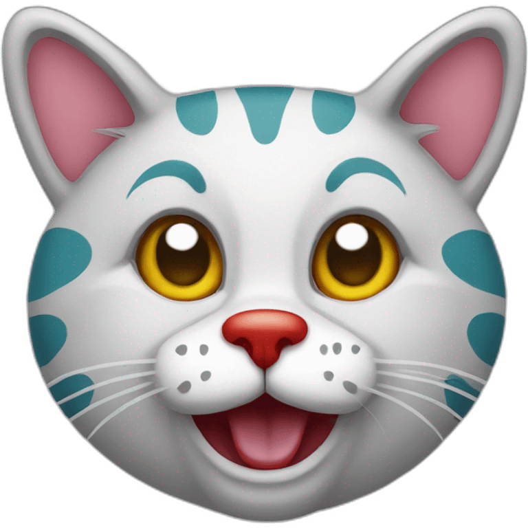 clown cat face emoji