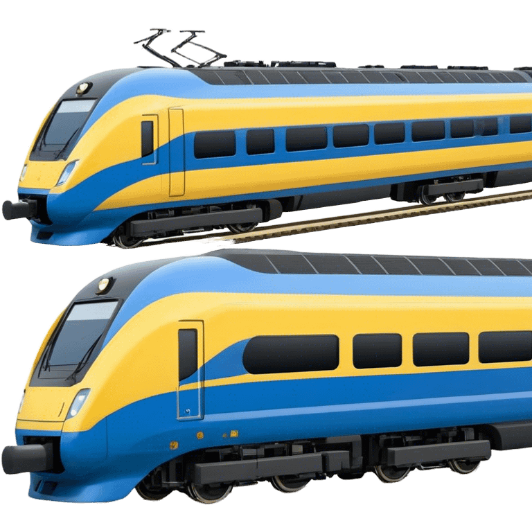 Passenger Train - New Intercity Fleet (Mariyung) (Model Year: 2023) (Iconic Colour: Blue and yellow) emoji