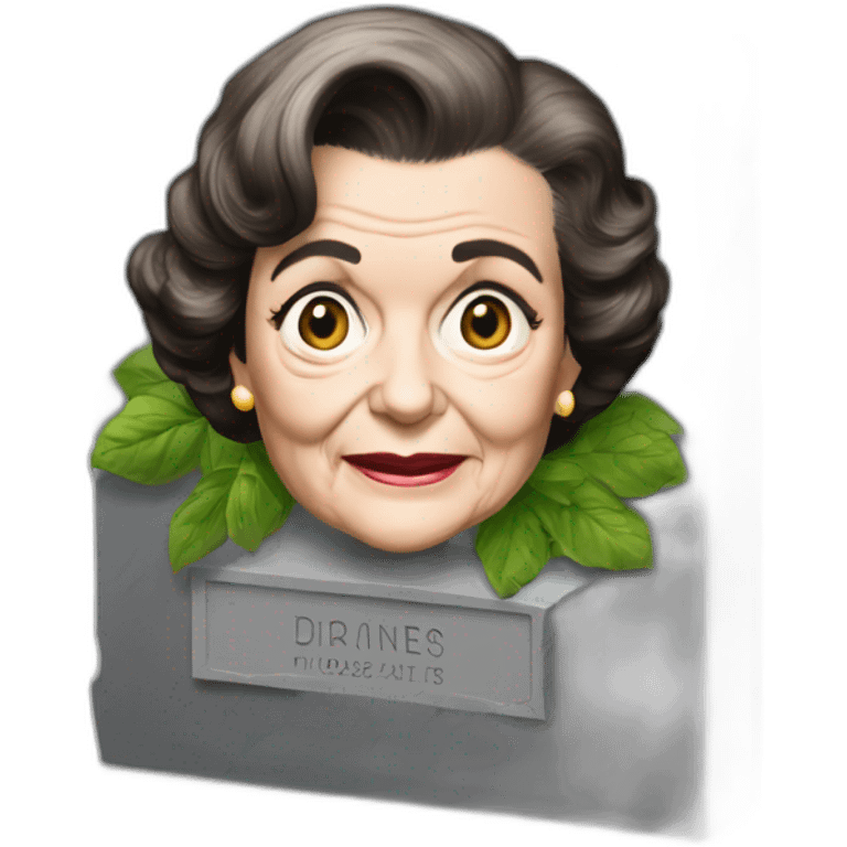 dianne feinstein tombstone rip emoji