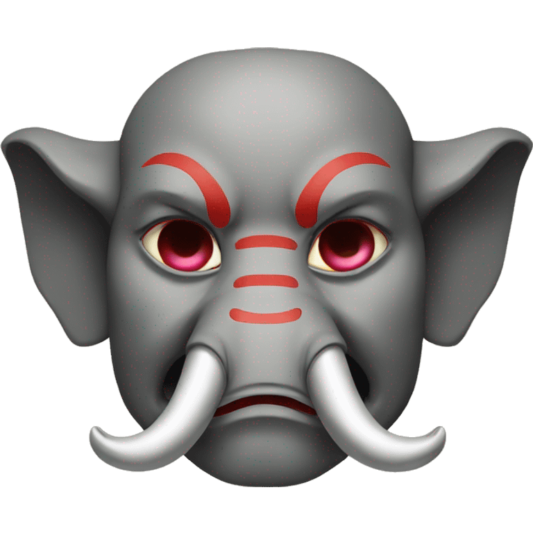 oni japanese mask elephant emoji