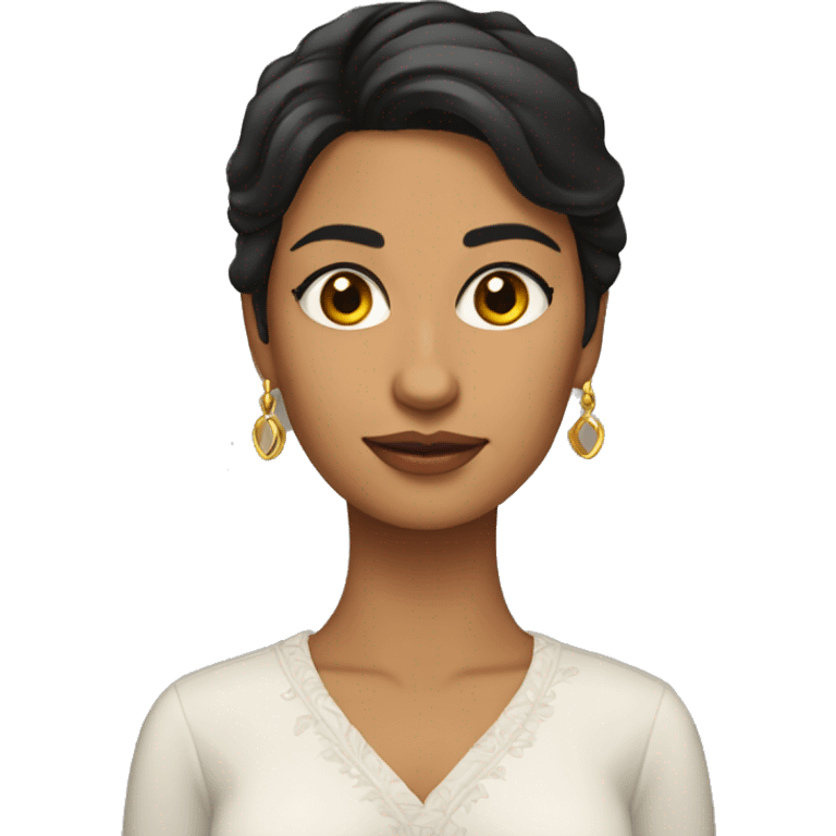 Mujer morena emoji