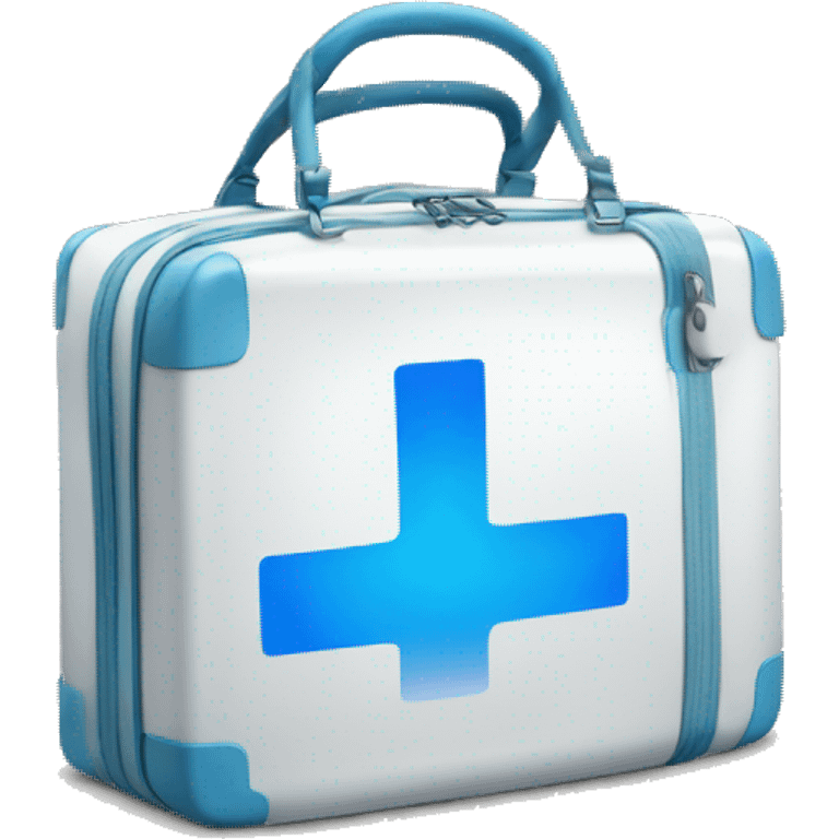 medical bag with blue plus sign emoji