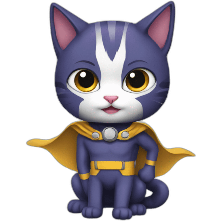 cat superhero emoji