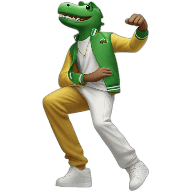 Guy using lacoste in baile funk emoji