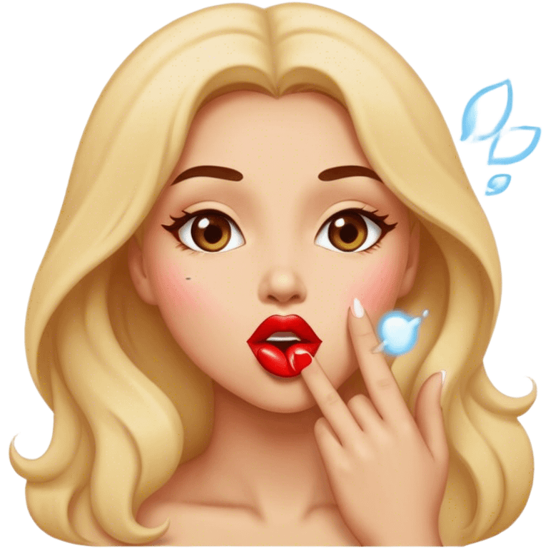 Sexy Blowing kisses emoji