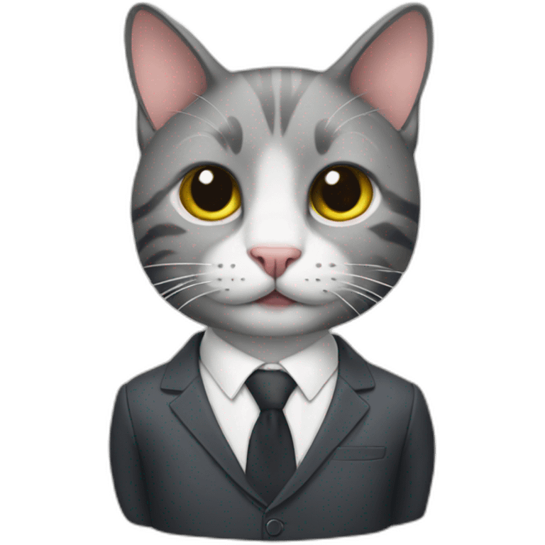 cat in suit emoji