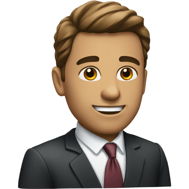 business man face emoji