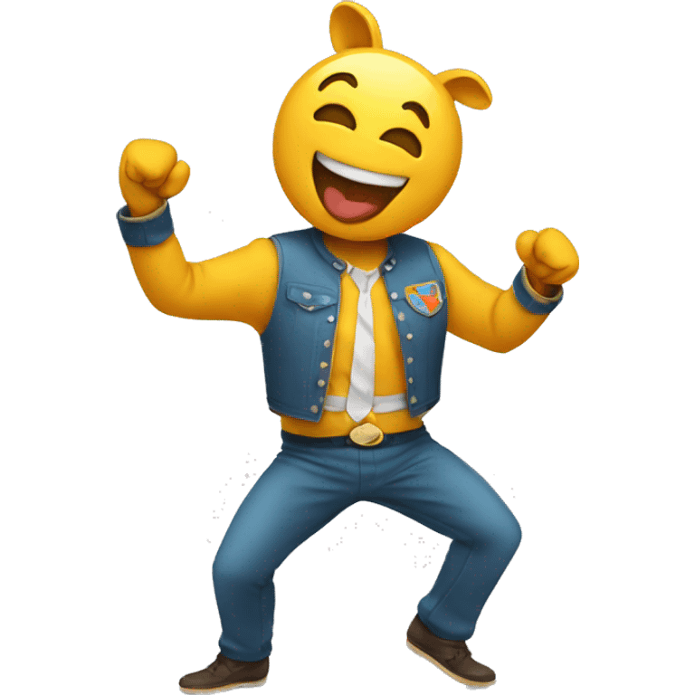 Un cerdo bailando emoji