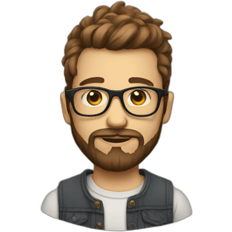 hipster emoji