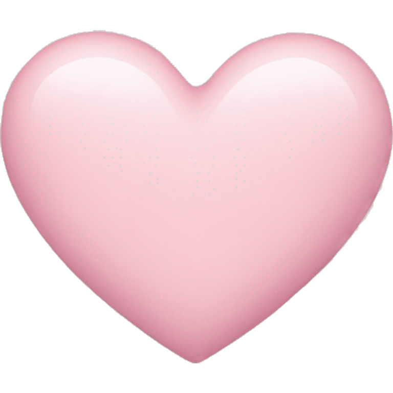 Pastel pink heart emoji