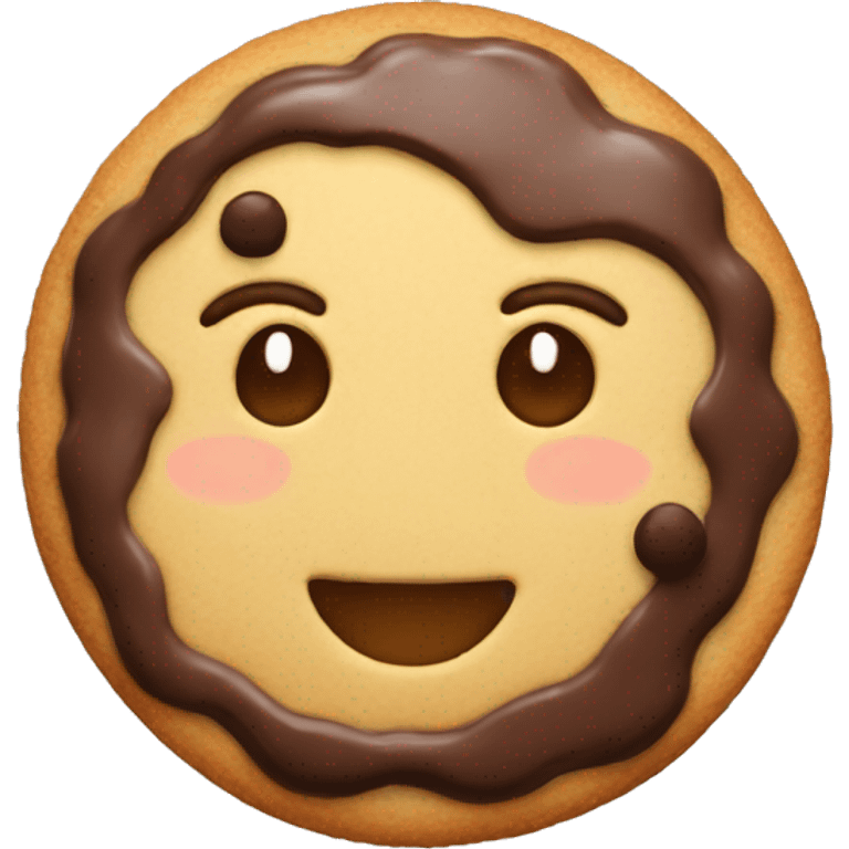 Cookie com muito chocolate  emoji