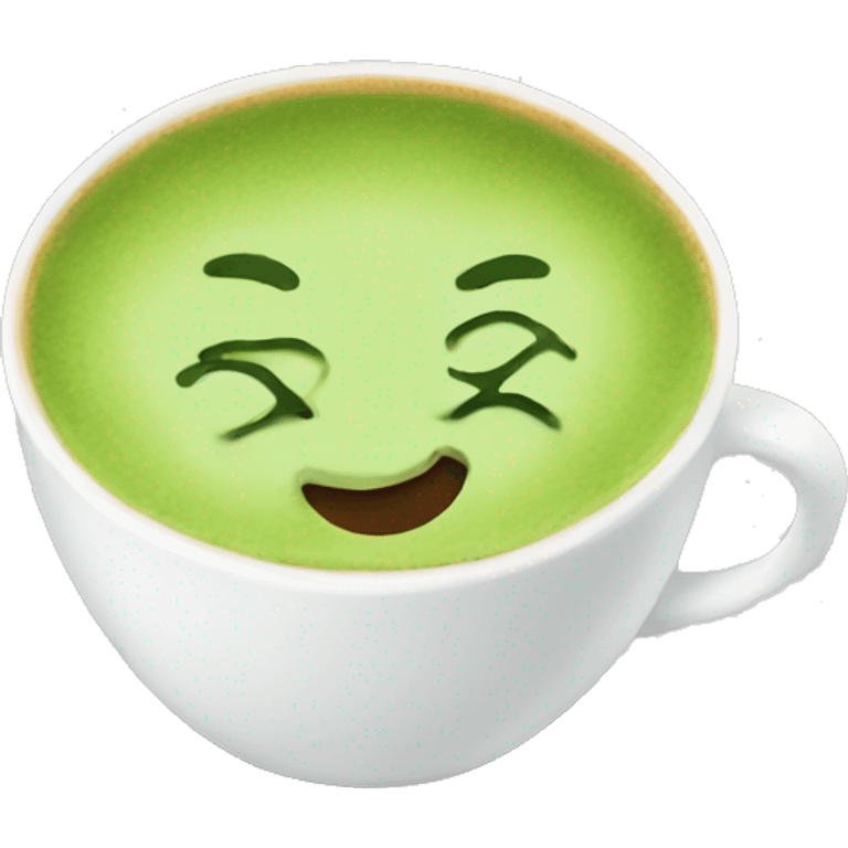 Matcha latte m emoji