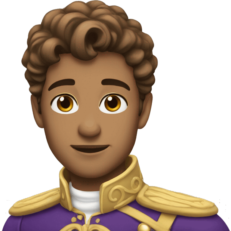 Prince Charming Brown hair emoji