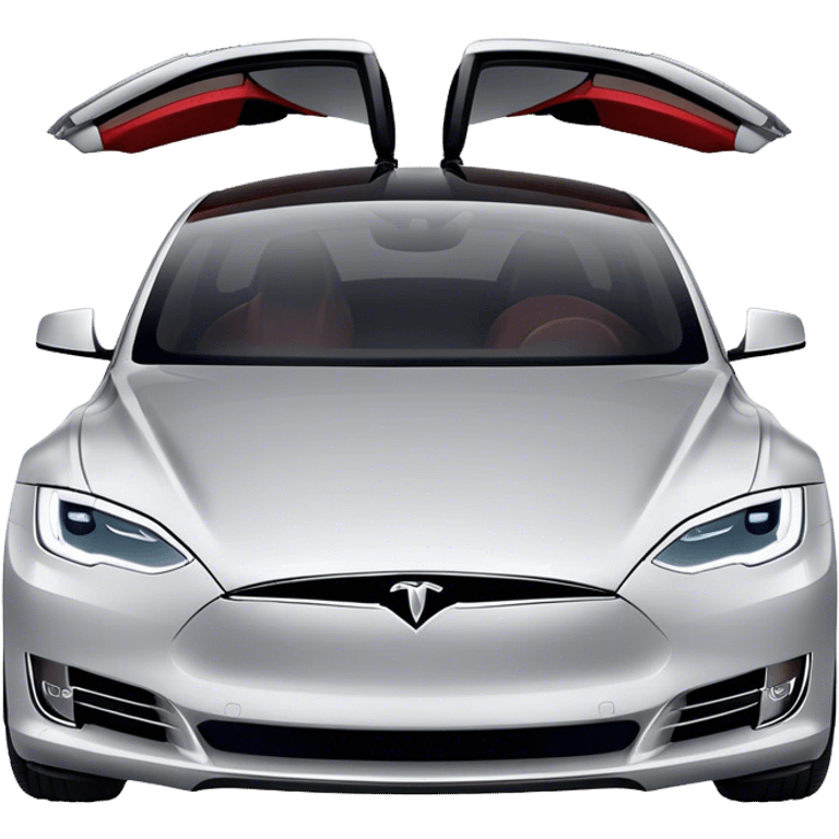 Tesla Model S - Tesla (Model Year: 2022) (Iconic colour: Silver) emoji