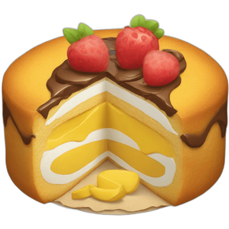 Torta emoji