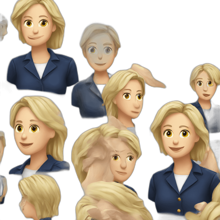 Marine lepen realistic more details emoji