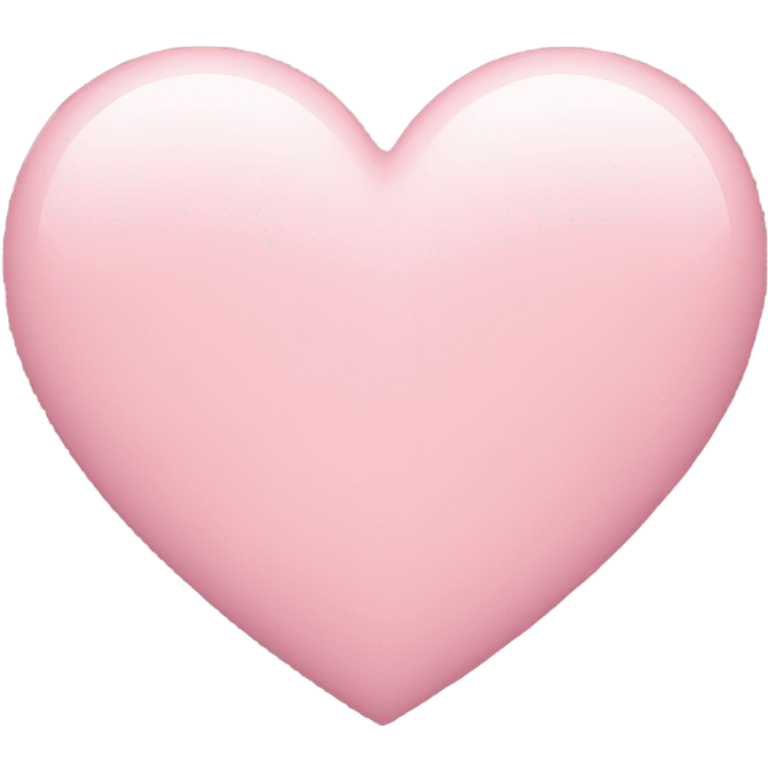 light pink heart emoji