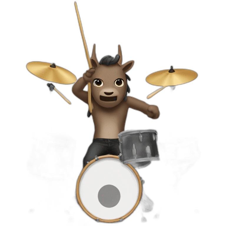 licorn drummer emoji