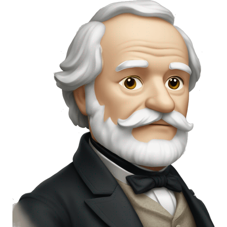 Victor Hugo in Paris emoji