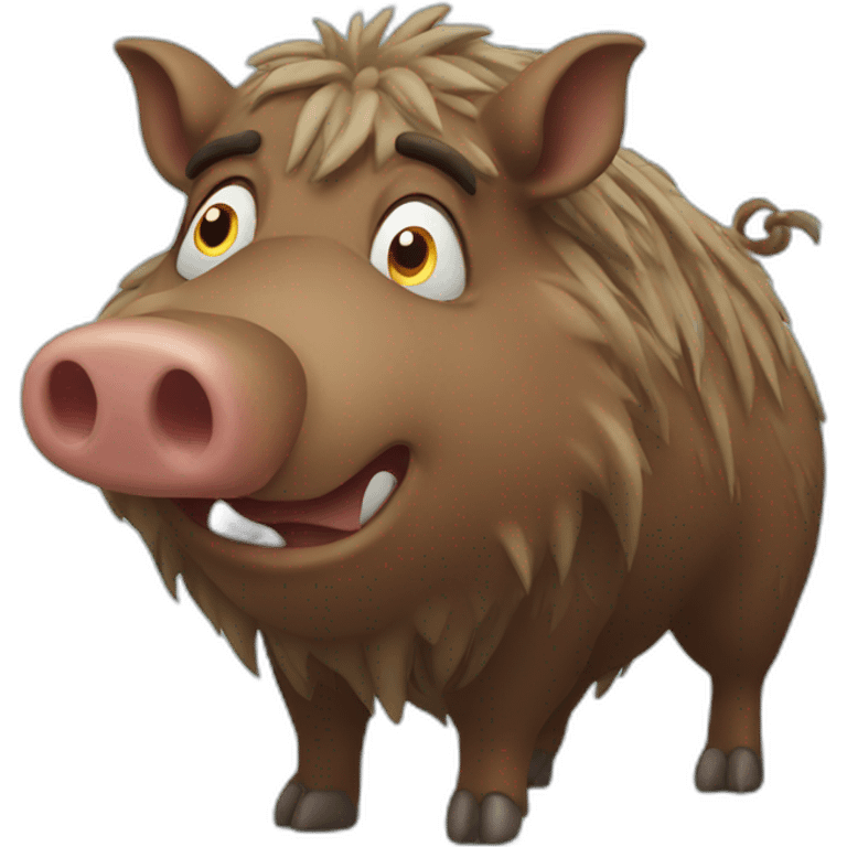 shocked boar emoji