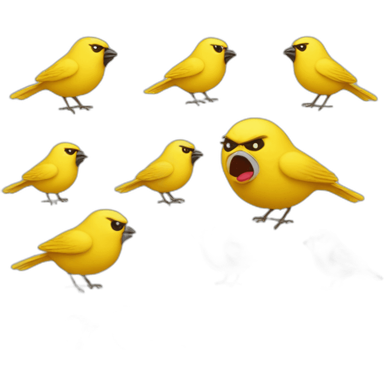 angry canary emoji