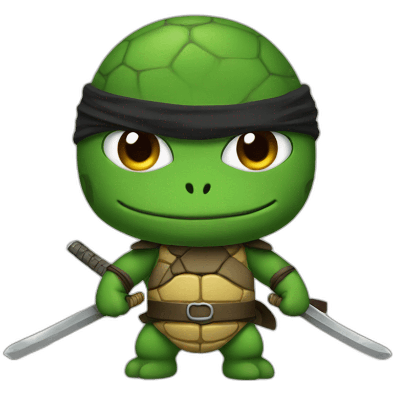 Turtle ninja emoji