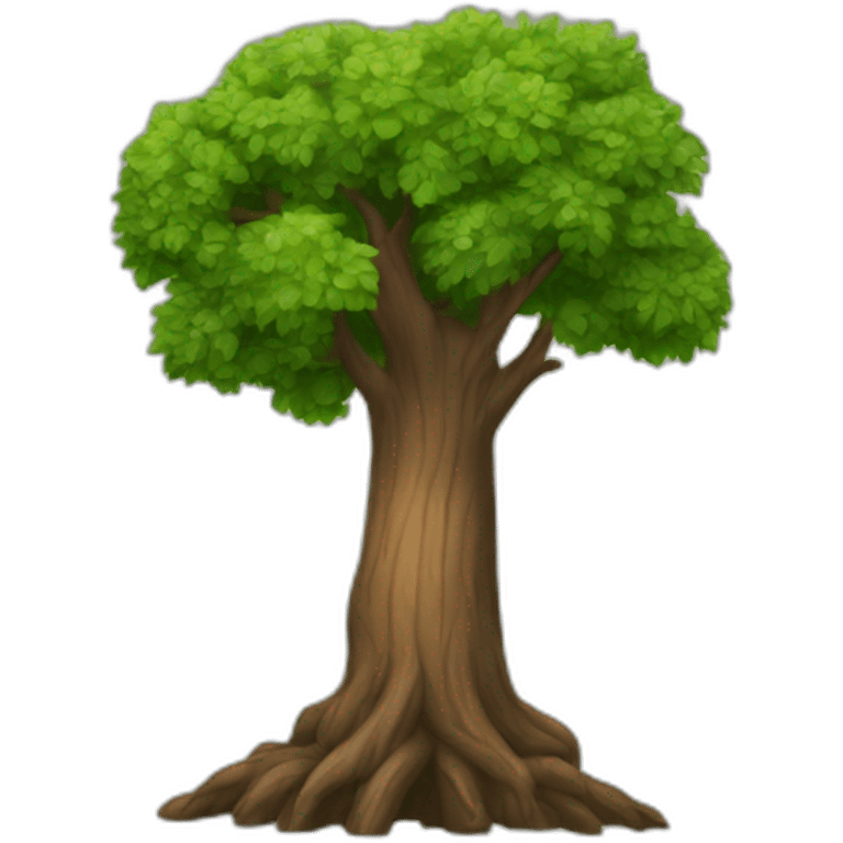 A man tree emoji